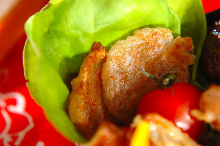 カニ入りレンコン餅