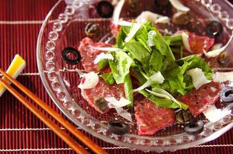 牛のカルパッチョ