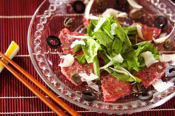 牛のカルパッチョ