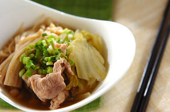 豚肉と白菜の煮物