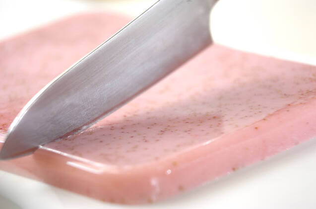 イチゴミルク豆腐の作り方の手順5