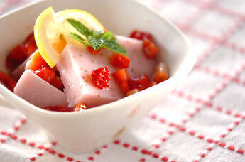 イチゴミルク豆腐