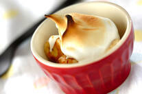 焼きメレンゲのチョコバナナ