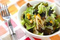 サニーレタスのシンプルサラダ