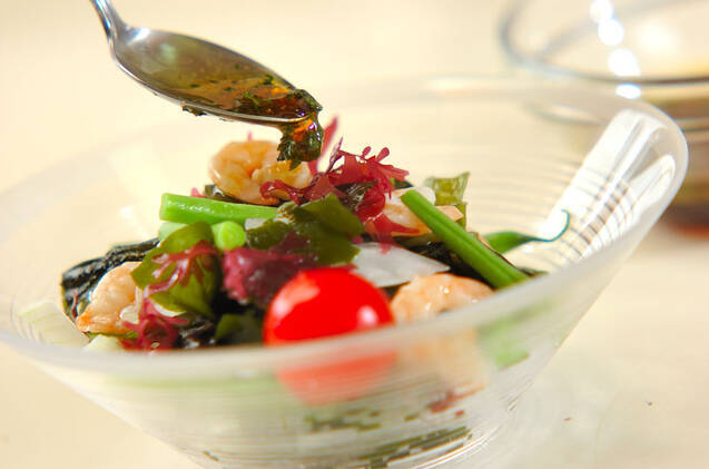 エビと海藻のサラダの作り方の手順7