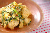 カリフラワーのマヨ炒め