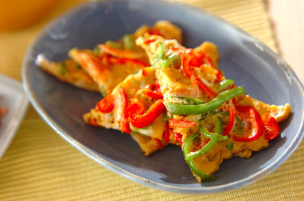 ピーマン卵焼き