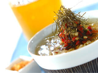 梅昆布の冷茶漬け