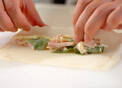 芹菜春巻(セロリとベーコンの春巻き）の作り方4