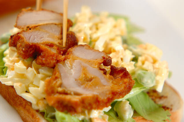 鶏のタルタルサンドの作り方の手順3