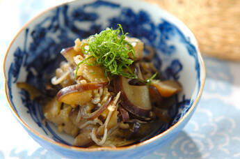 ナスとジャコのサッと煮