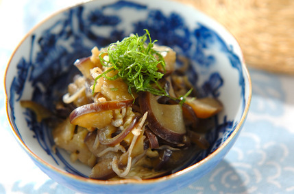 ナスとジャコのサッと煮