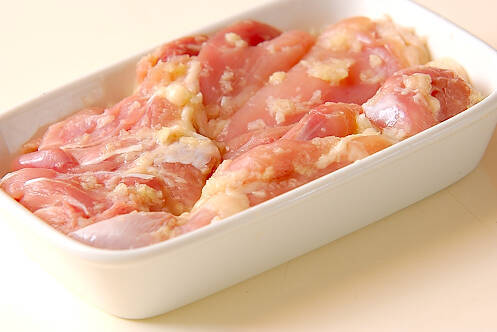 揚げ鶏の辛ネギダレの作り方の手順1