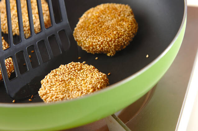 カボチャのゴマ焼きの作り方の手順3