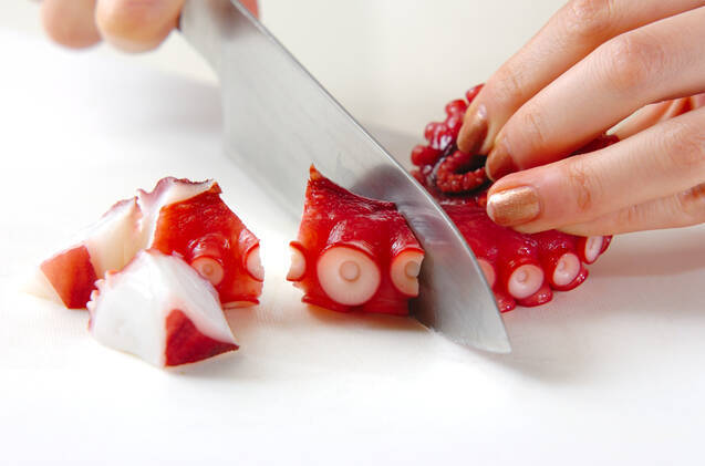 タコの酢の物の作り方の手順1