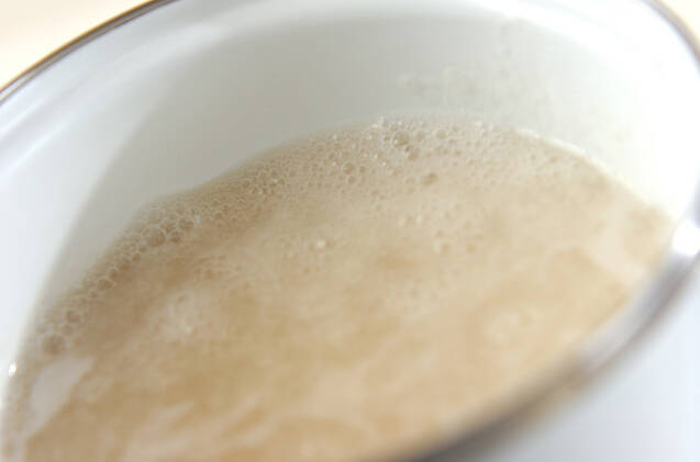 おろしレンコンの卵白スープの作り方の手順3