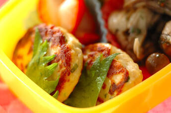 冷凍で作り置き　豆腐入り大葉つくね