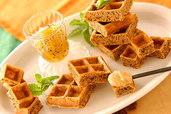 ミルク紅茶ワッフル