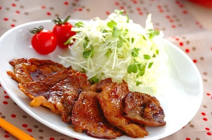 黄金比のタレで！定番の豚肉の生姜焼き