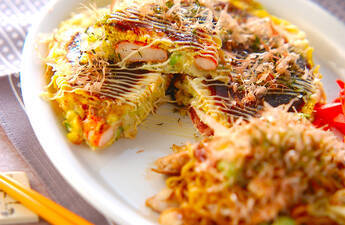 ホットプレートで作る お好み焼き・焼きそば