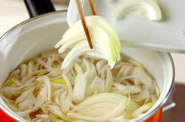 キノコのスープの作り方の手順6