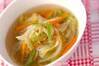 野菜のスープの作り方の手順