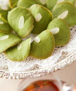 抹茶のチュイル