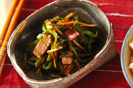 ピーマンのきんぴら