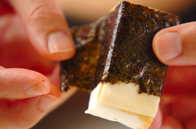 ハンペンの磯辺焼き風の作り方の手順2