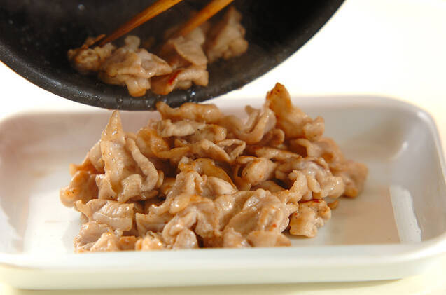 豚肉のウスターソース炒めの作り方の手順5