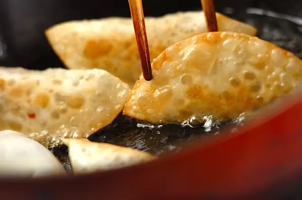 アジの梅風味餃子の作り方3