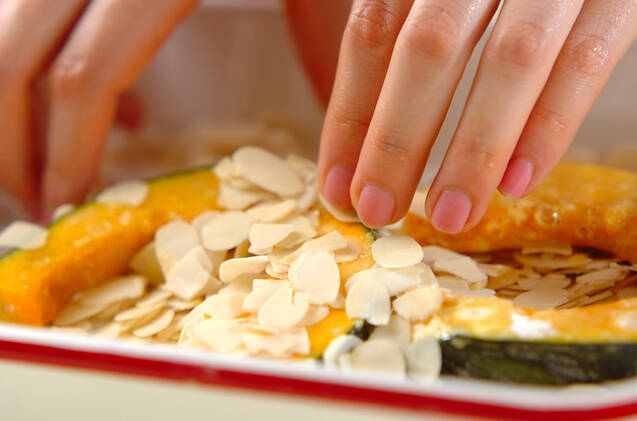 カボチャのアーモンド焼きの作り方の手順5