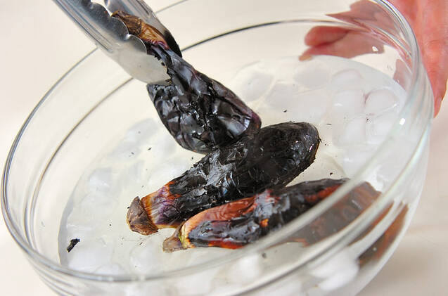 焼きナス・中華ダレの作り方の手順3