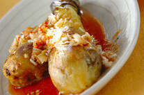 焼きナス・中華ダレ