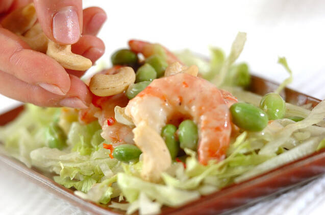 エビのクリームチリソース和えの作り方の手順4