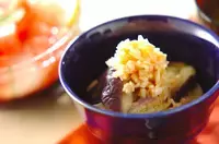 レンジ蒸しナス