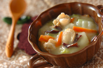 濃厚あたたか！白菜とホタテのクリーム煮