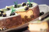 黒豆のベイクドチーズケーキ