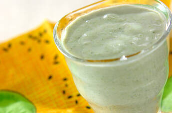 ブロッコリーとバナナのジュース