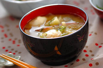 サツマイモのみそ汁