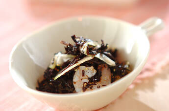 ヒジキとエビのサラダ