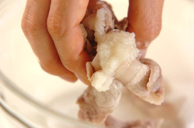 塩麹豚しゃぶのサラダの作り方の手順2