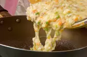卵の混ぜ混ぜオムライスの作り方3