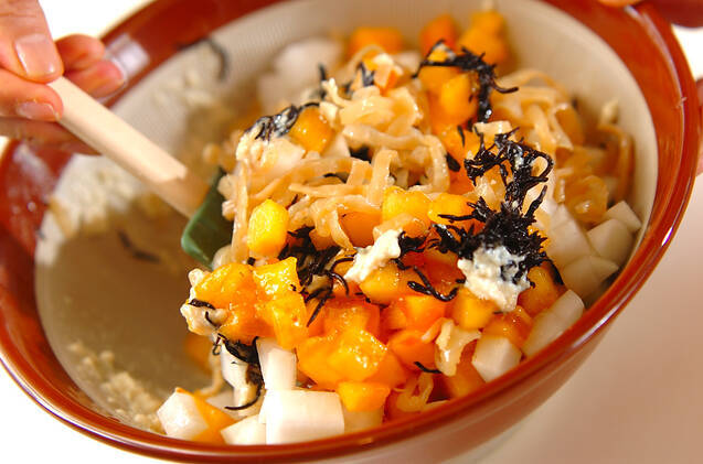 柿の白和えの作り方の手順7