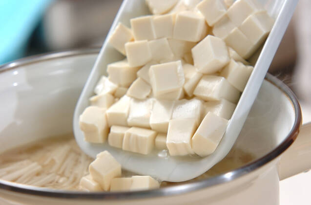 豆腐の白みそ汁の作り方の手順5