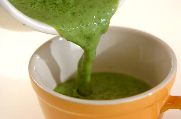 小松菜×みかんドリンクの作り方の手順4