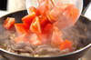 カルビ肉のトマト甘酢炒めの作り方の手順7