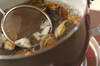 アサリとキヌサヤのお吸い物の作り方の手順4