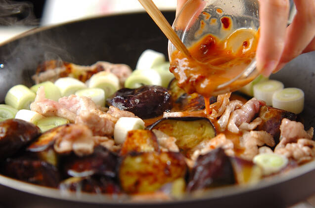 ナスのみそ炒めの作り方の手順7