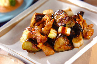 ナスのみそ炒め